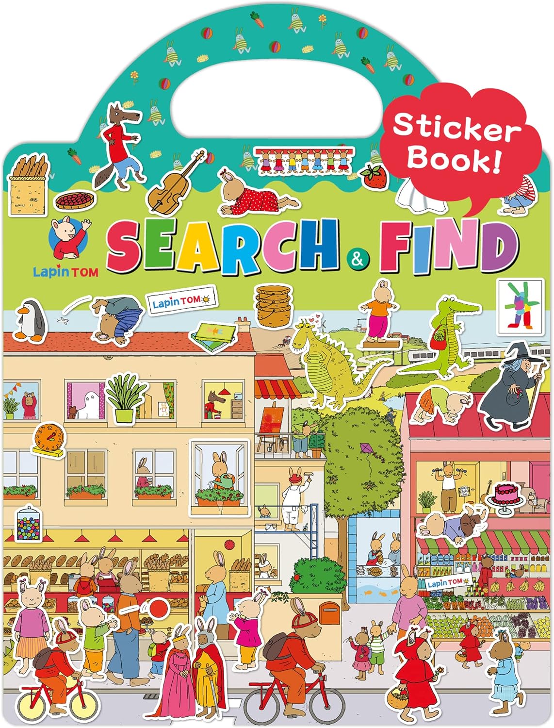 Benresive Reusable Sticker Book for Kids 2-4,3 Sets Fun Travel Stickers for Kid,