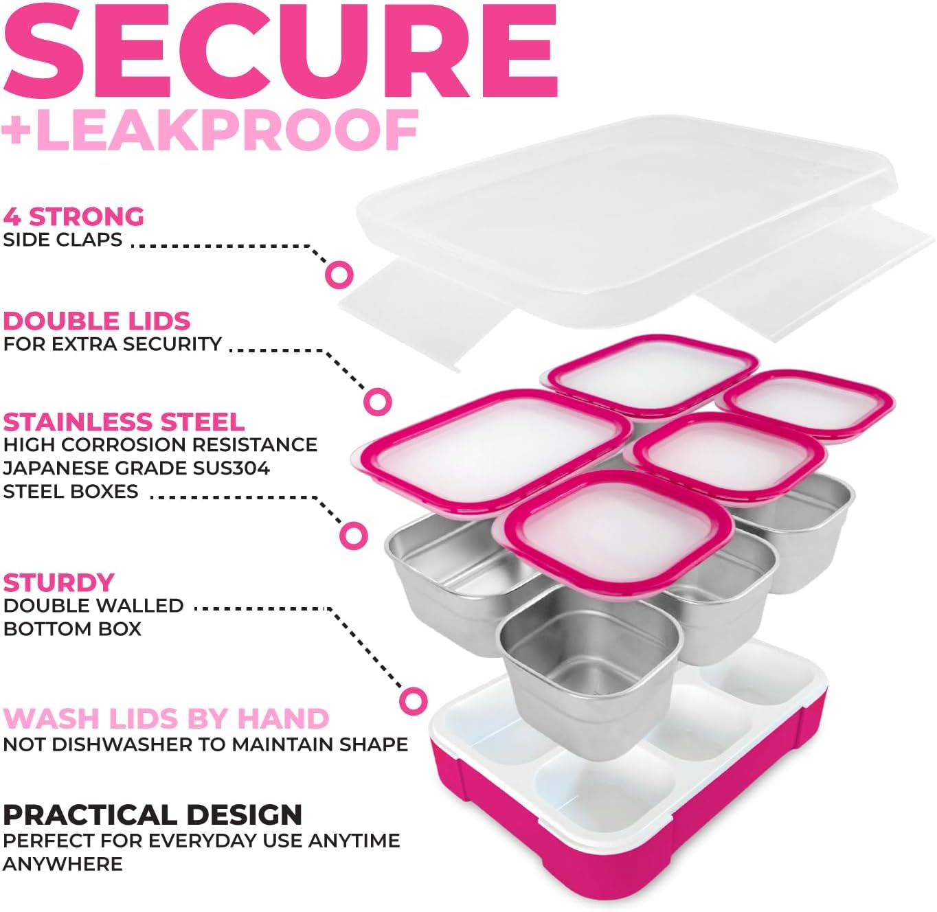 Stainless Steel Kids Bento