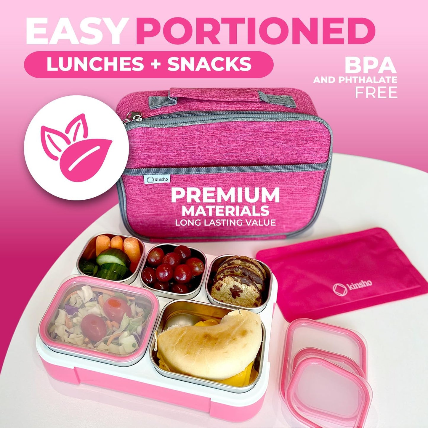 Stainless Steel Kids Bento