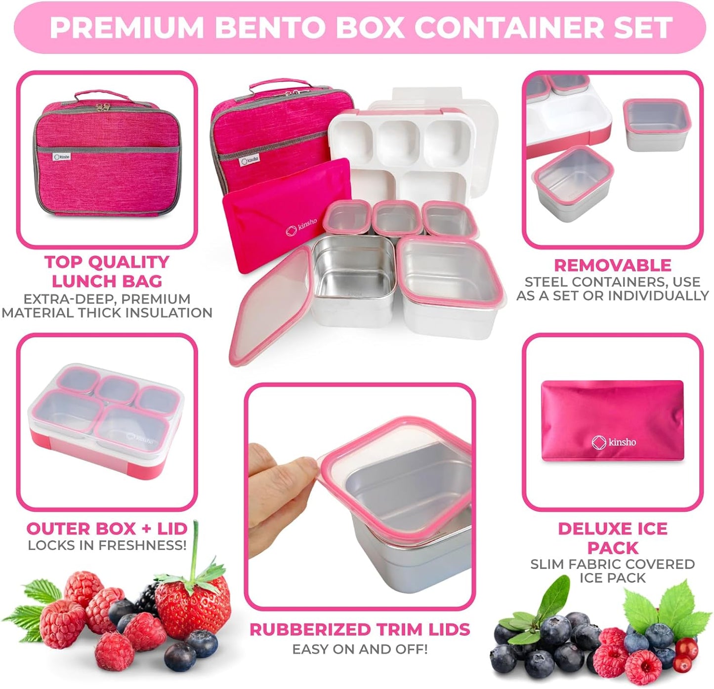 Stainless Steel Kids Bento