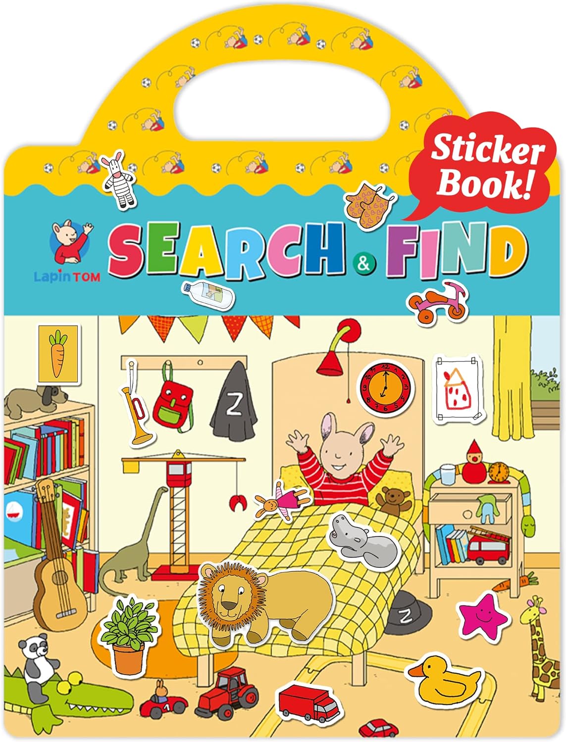 Benresive Reusable Sticker Book for Kids 2-4,3 Sets Fun Travel Stickers for Kid,