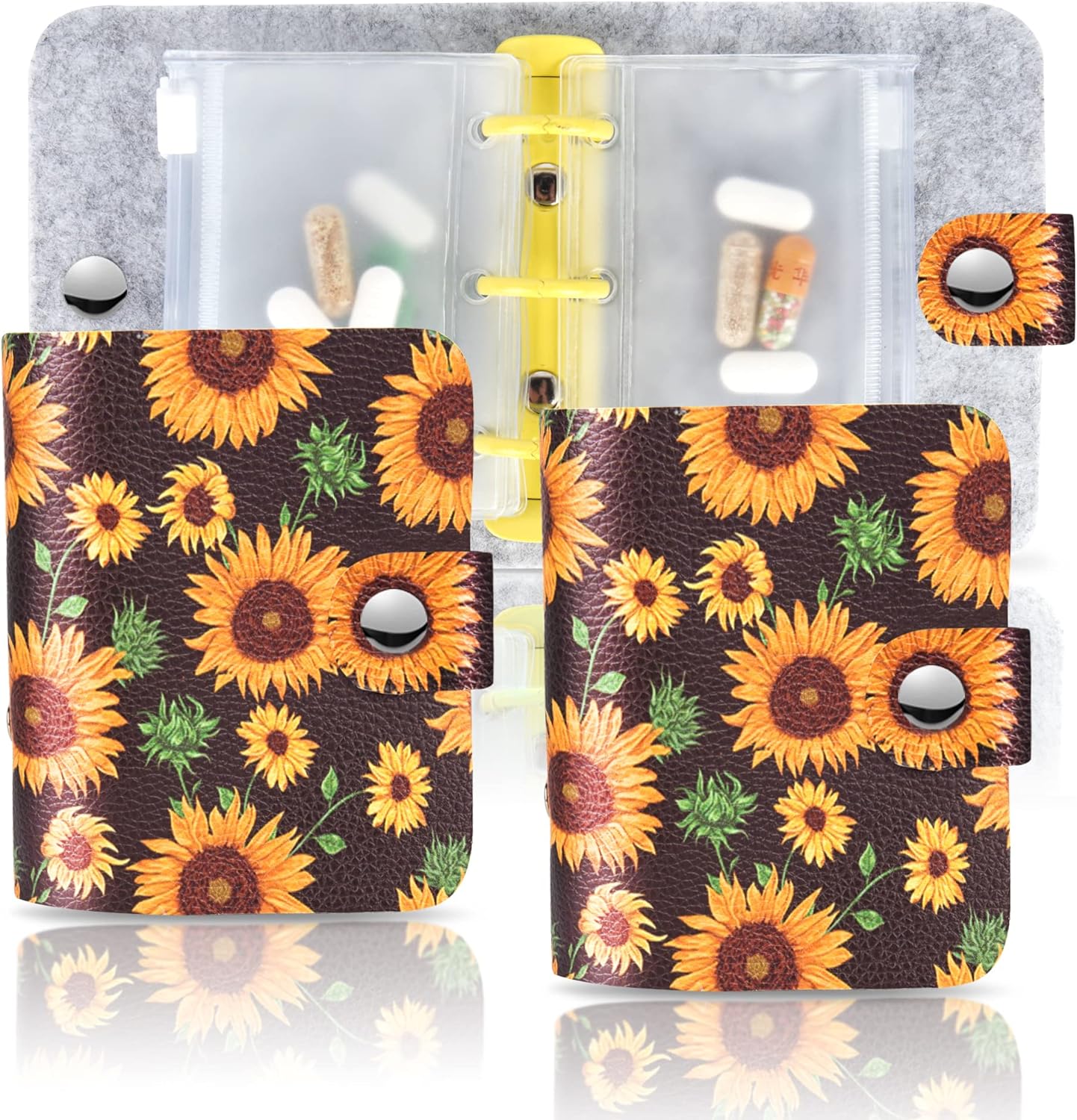 Hennaja Pill Organizer,Pill Pouches Clear Plastic Bags