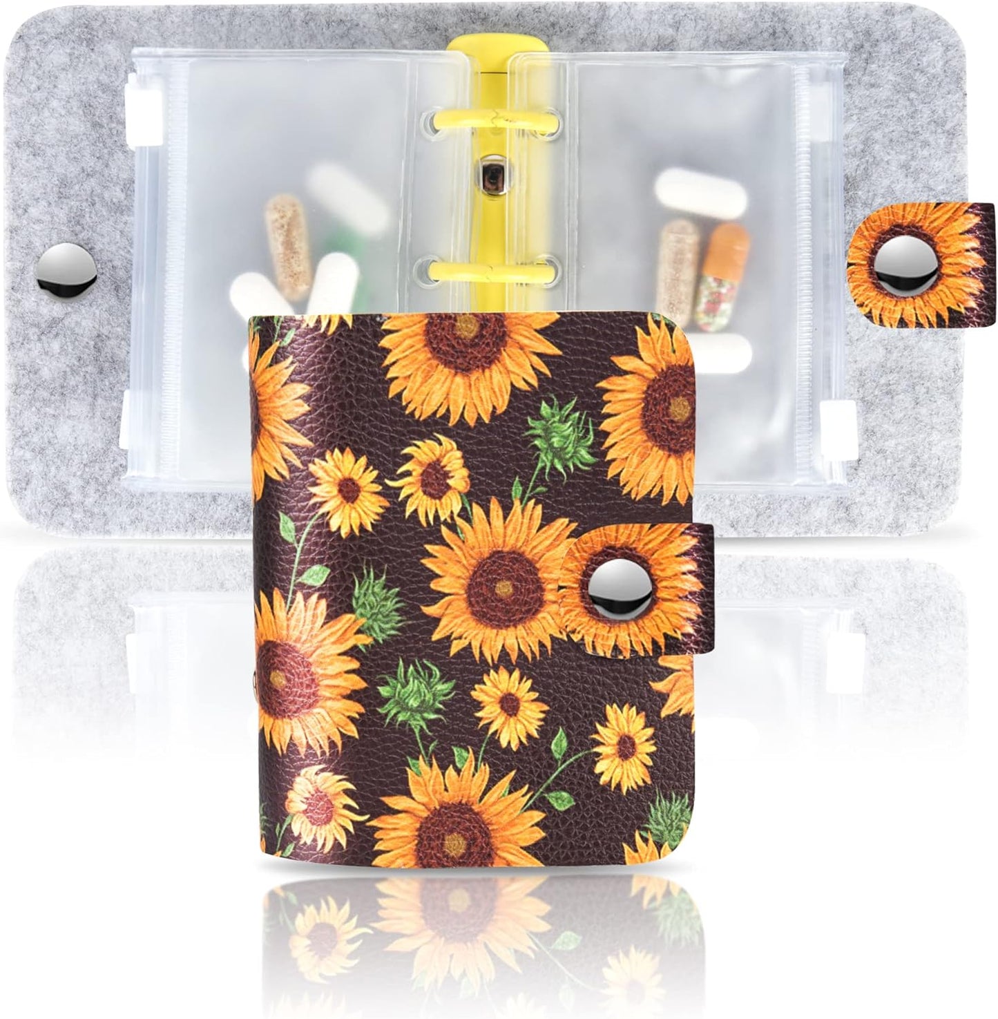 Hennaja Pill Organizer,Pill Pouches Clear Plastic Bags