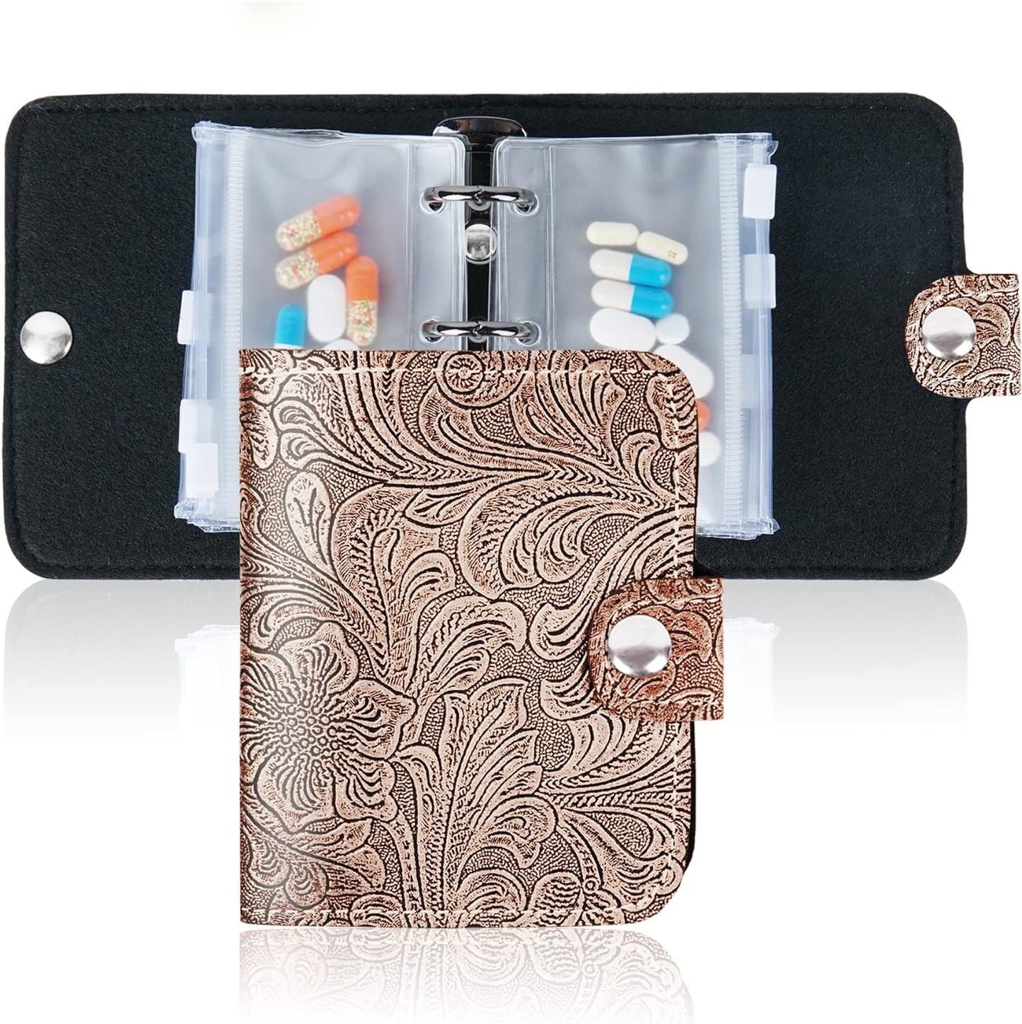 Hennaja Pill Organizer,Pill Pouches Clear Plastic Bags