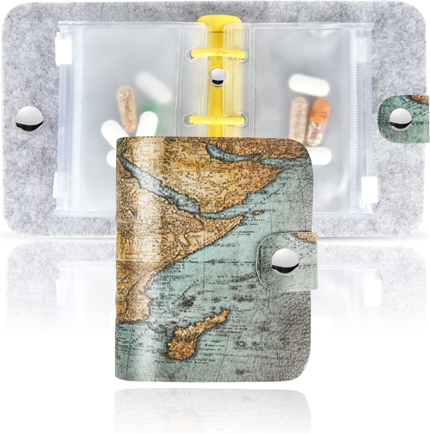 Hennaja Pill Organizer,Pill Pouches Clear Plastic Bags