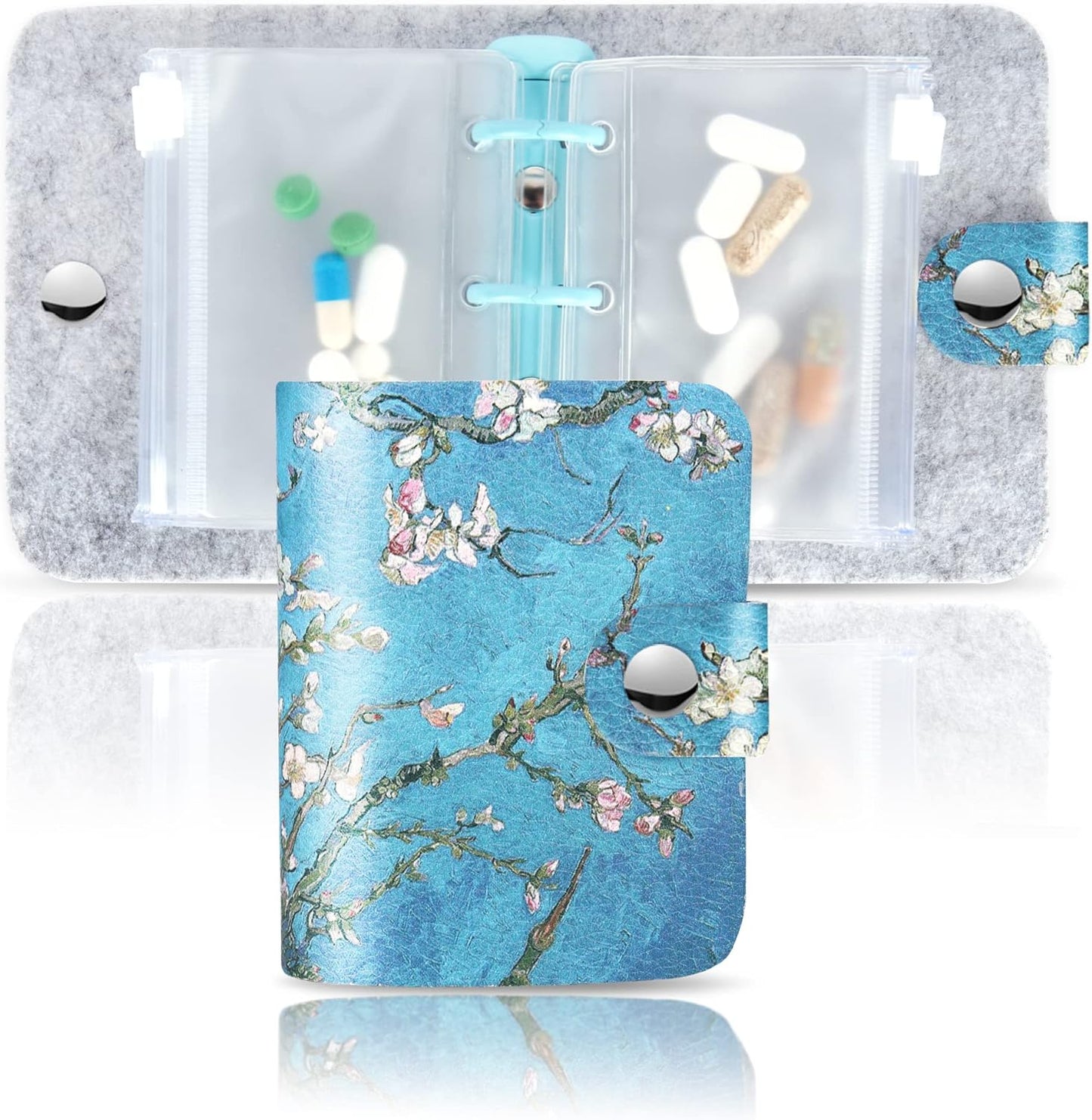 Hennaja Pill Organizer,Pill Pouches Clear Plastic Bags