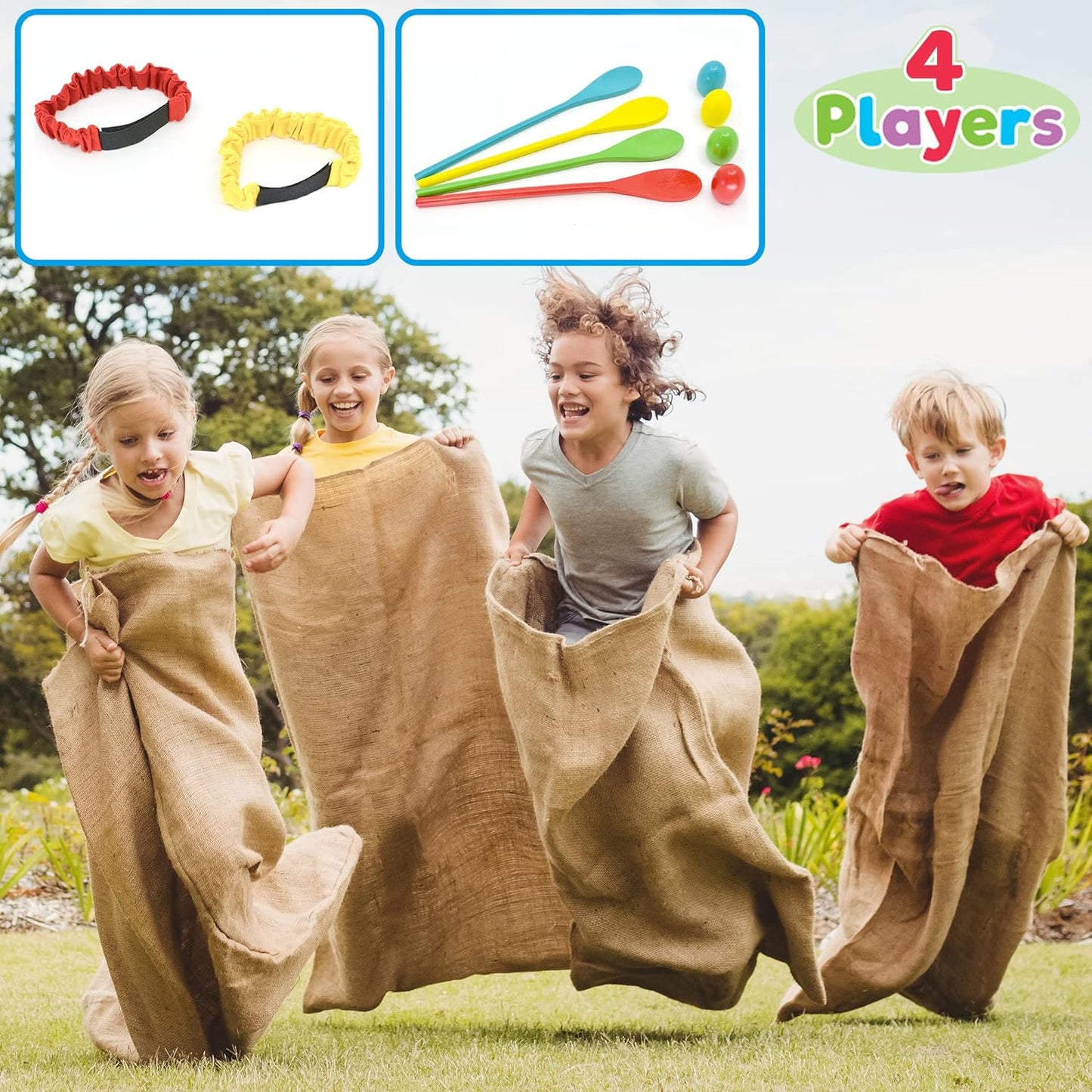 JOYIN 4 Players Outdoor Lawn