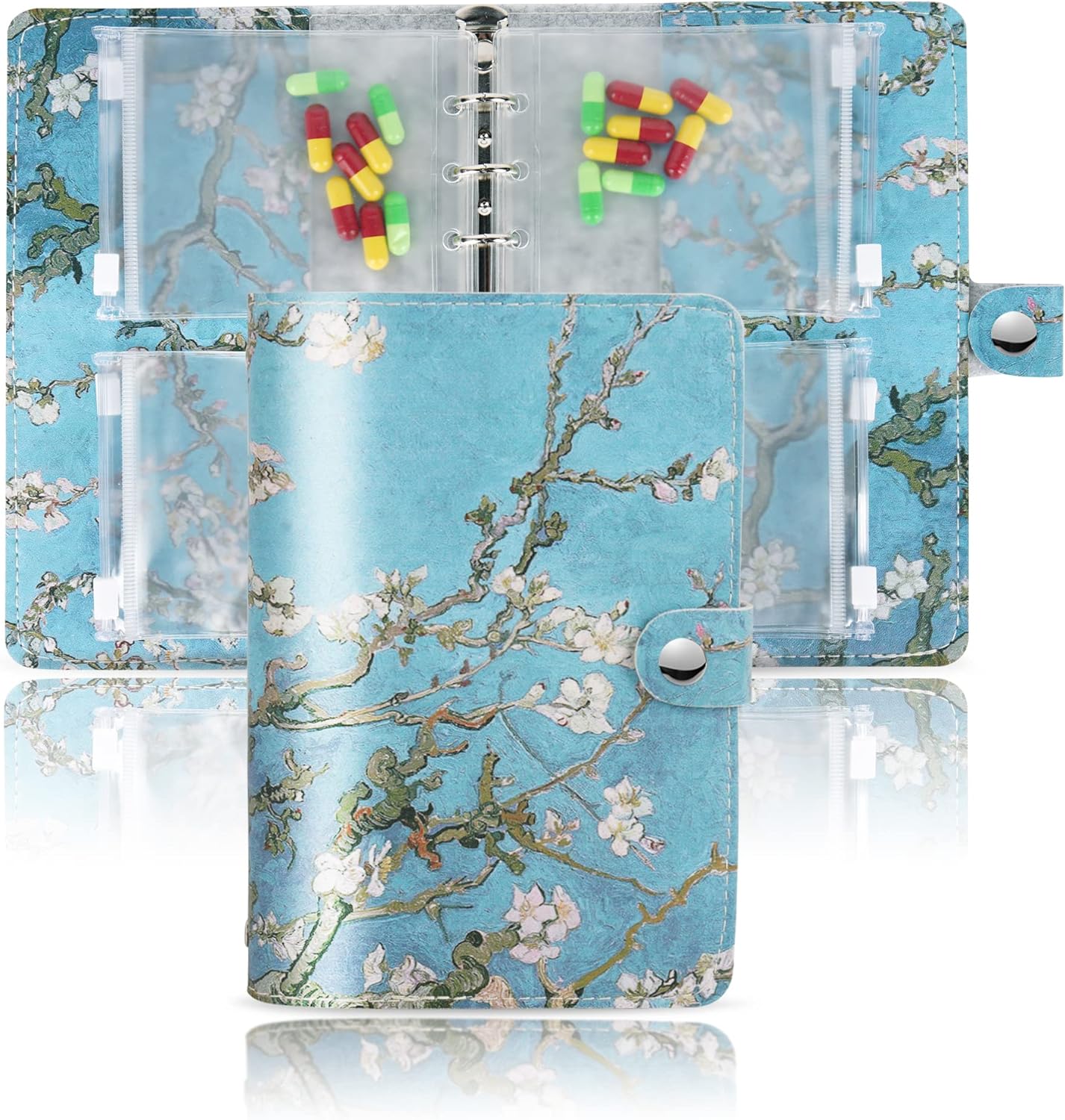 Hennaja Pill Organizer,Pill Pouches Clear Plastic Bags