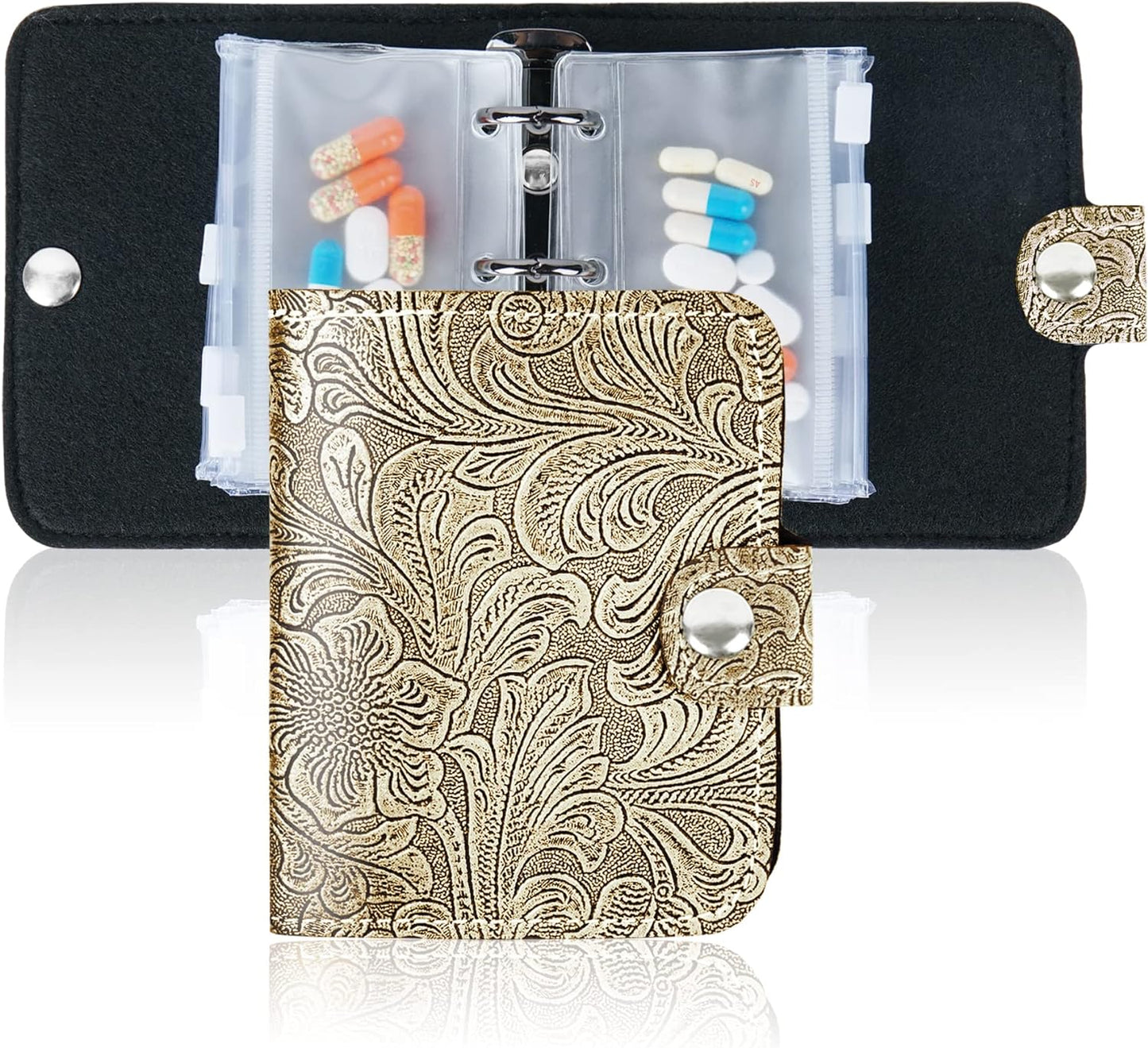 Hennaja Pill Organizer,Pill Pouches Clear Plastic Bags