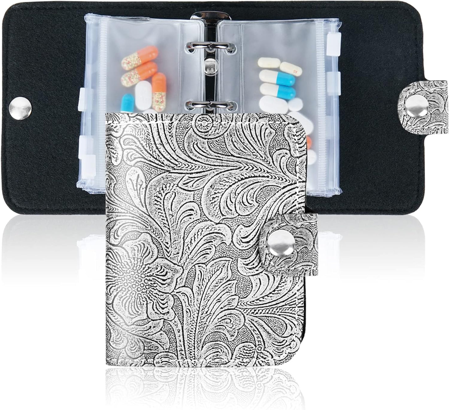 Hennaja Pill Organizer,Pill Pouches Clear Plastic Bags