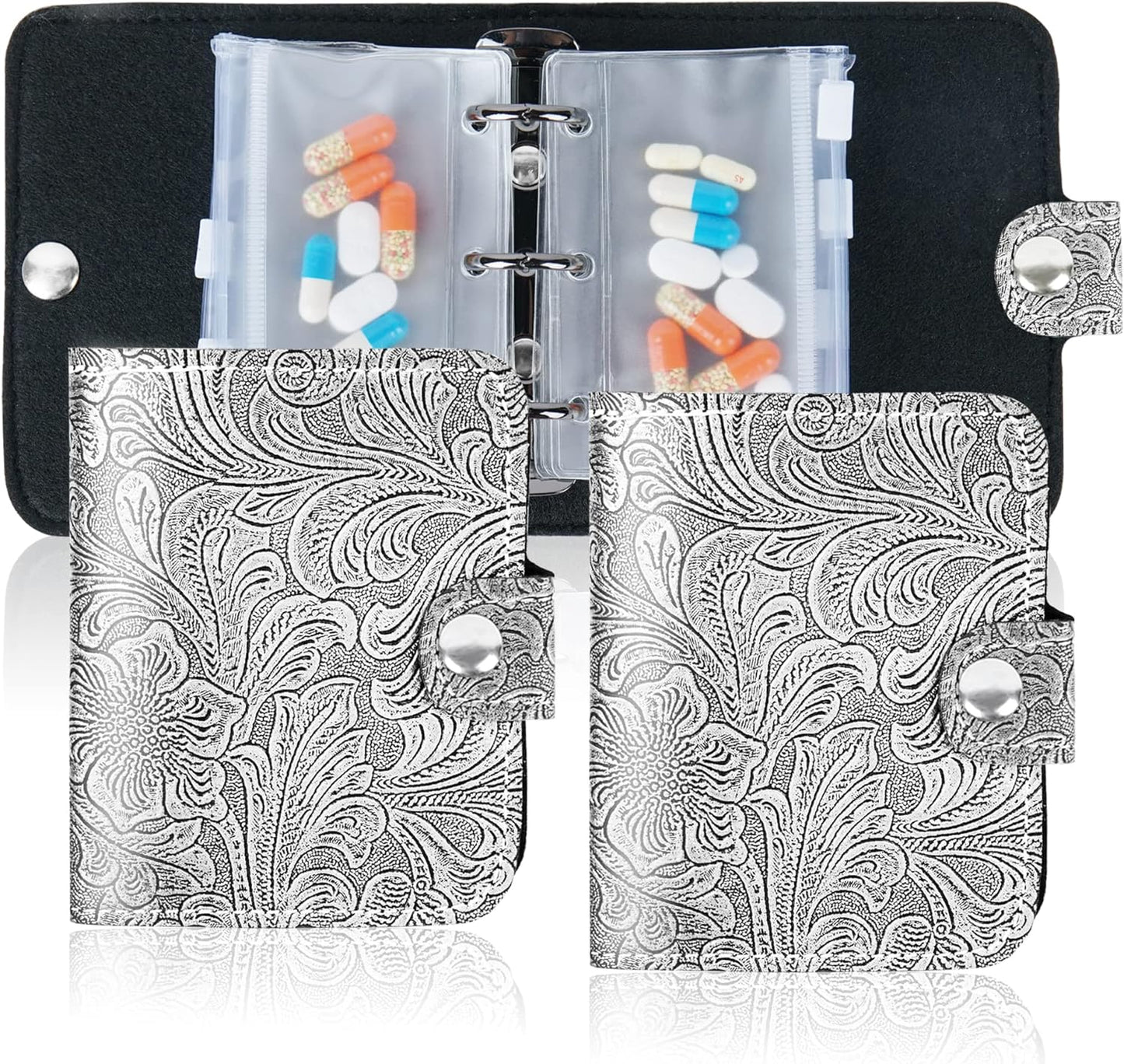 Hennaja Pill Organizer,Pill Pouches Clear Plastic Bags