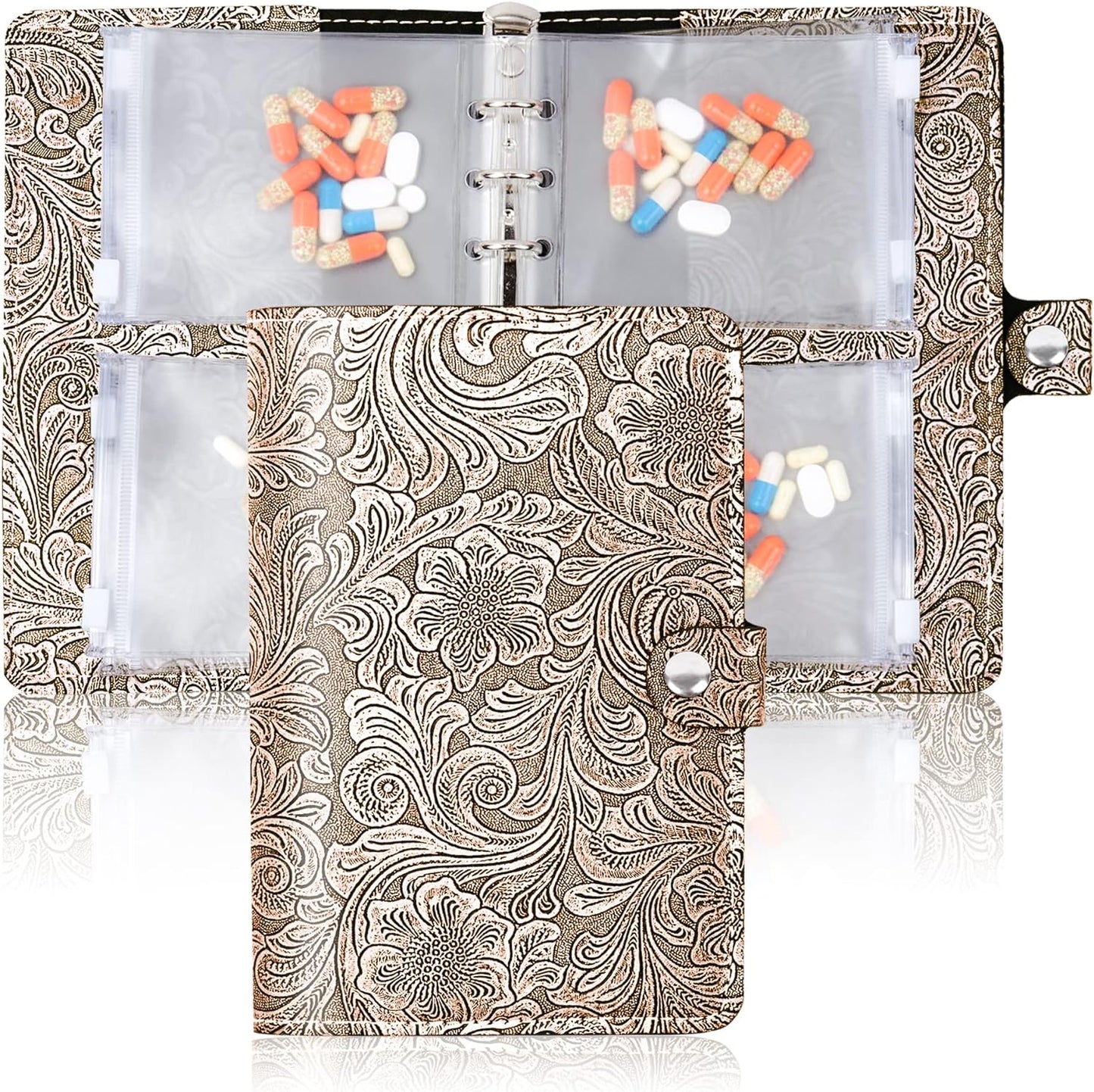 Hennaja Pill Organizer,Pill Pouches Clear Plastic Bags