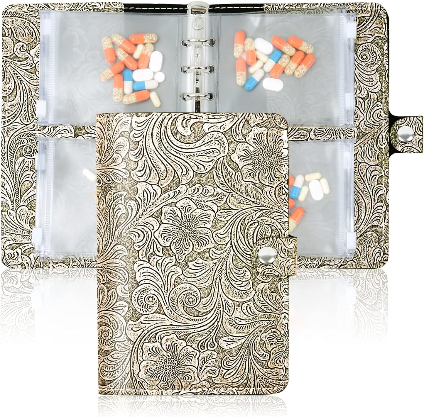 Hennaja Pill Organizer,Pill Pouches Clear Plastic Bags