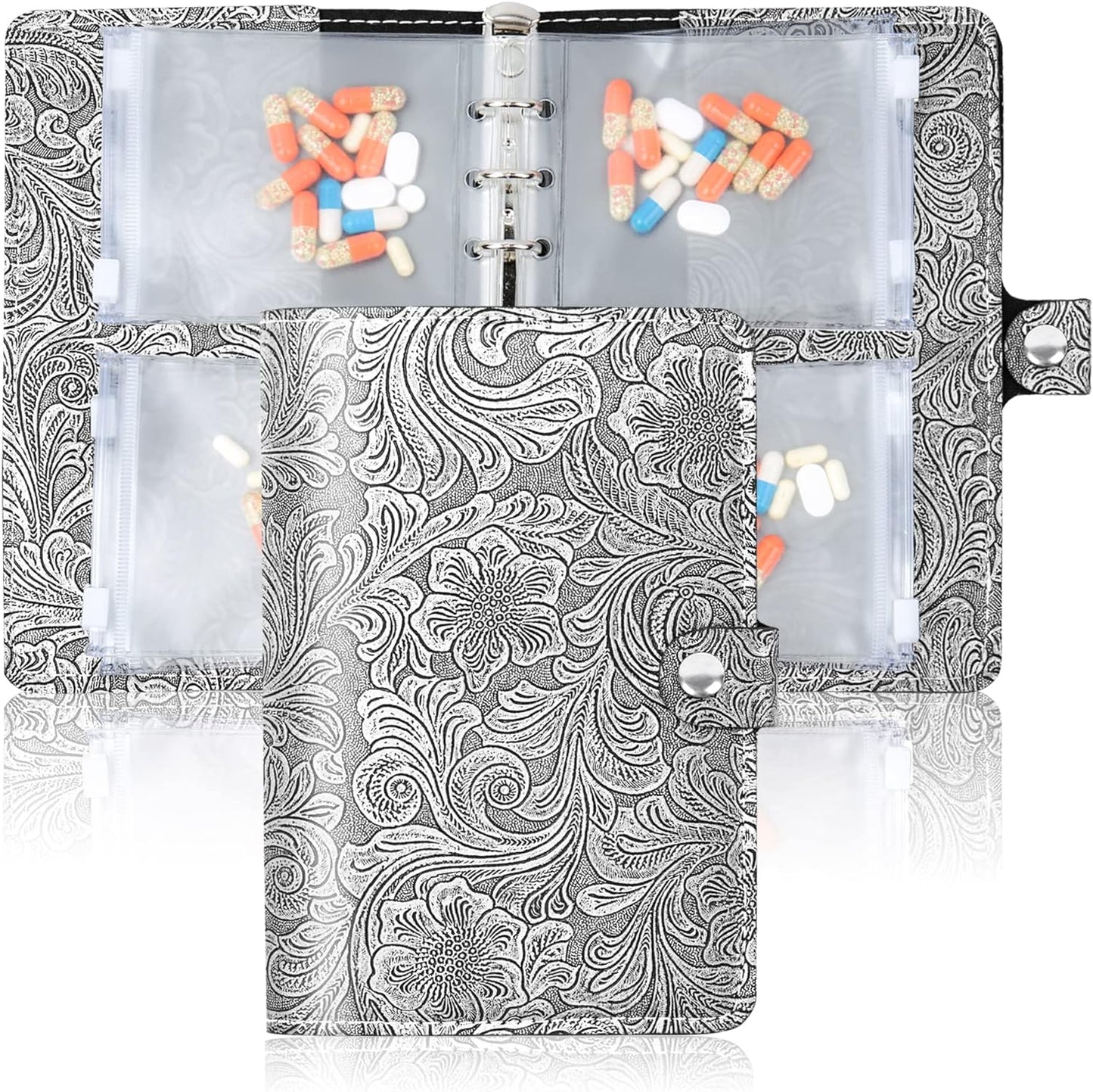 Hennaja Pill Organizer,Pill Pouches Clear Plastic Bags